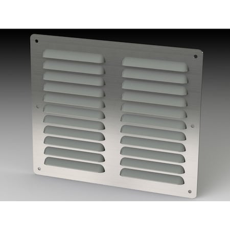 Saginaw Control & Engineering Louver Stand Kit, 8.19 in. H x 9-1/2 in. W x 0.43 in. L, 304 Stainless Steel SCE-AVK86SS